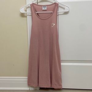 Gymshark Training Oversized Tank Pink